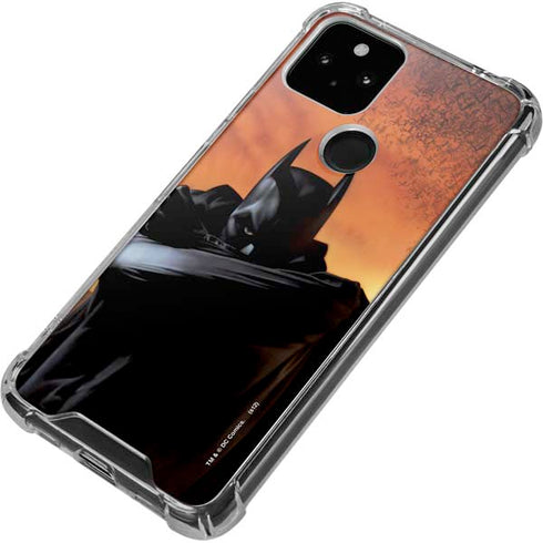 DC Comics Batman Begins Art Google Pixel 5 Clear Case